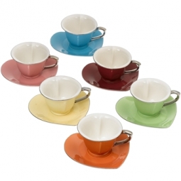 Inside Out Heart Cup & Saucer Set